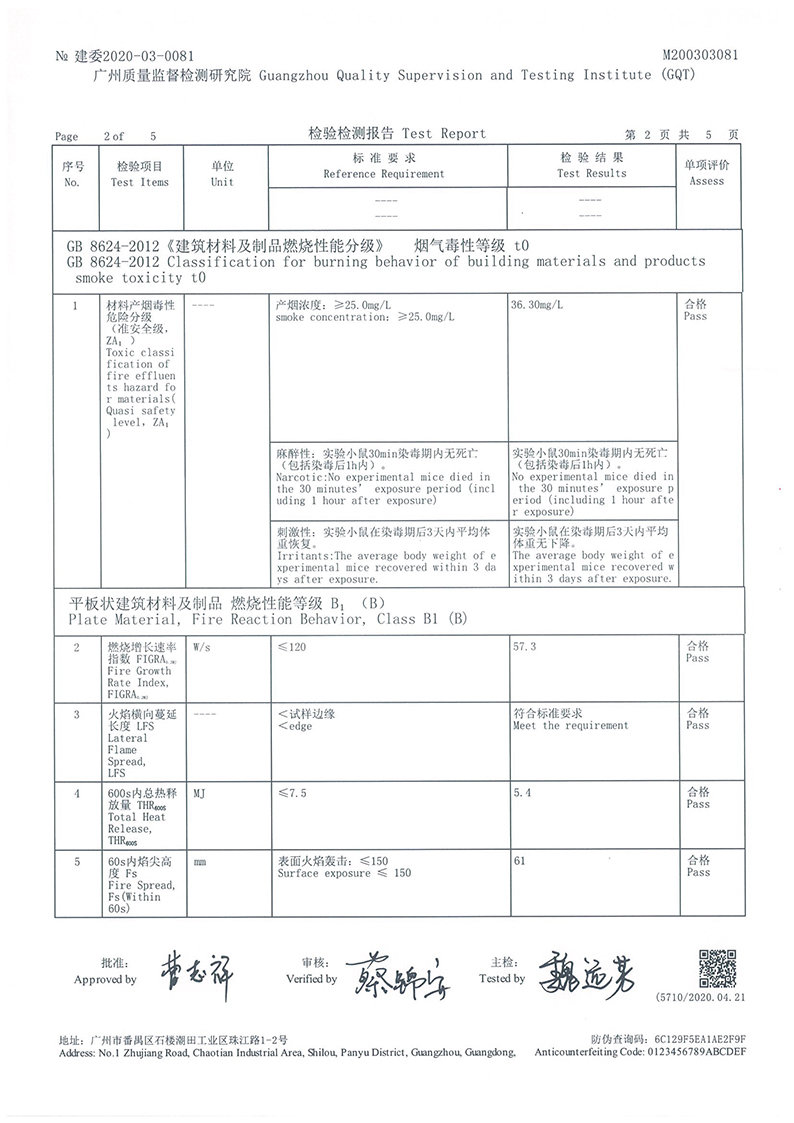 科佰仿真茅草抗老化檢測(cè)報(bào)告