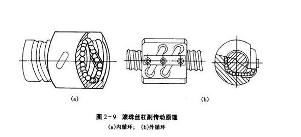 丝杠钢球示意图